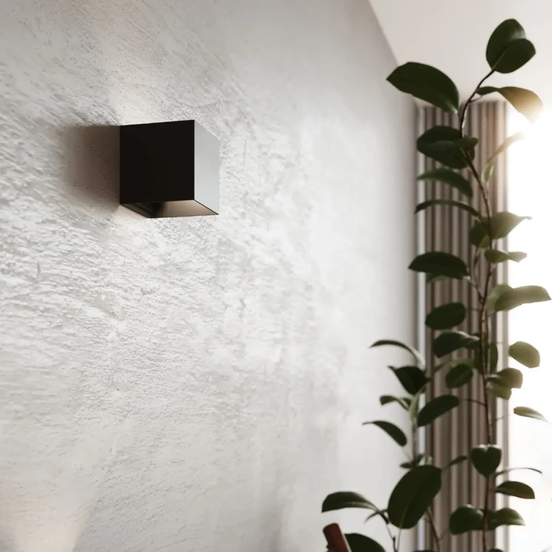 Applique Murale LED IP54 | LUCA (Noir)