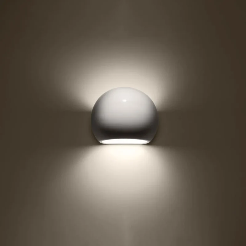 Applique Murale | GLOBE VERNIE (Blanc Brillant)