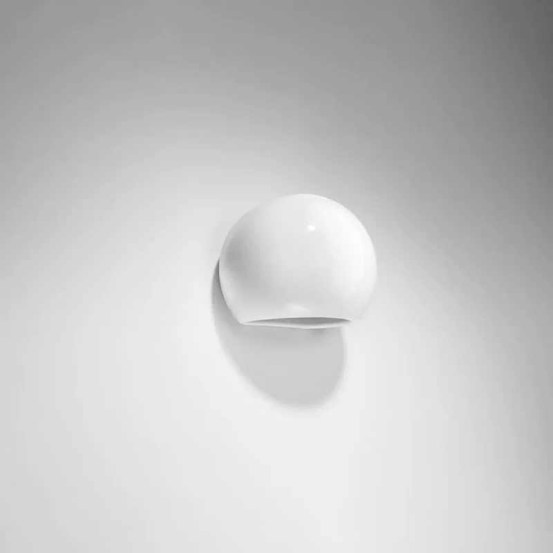 Applique Murale | GLOBE VERNIE (Blanc Brillant)